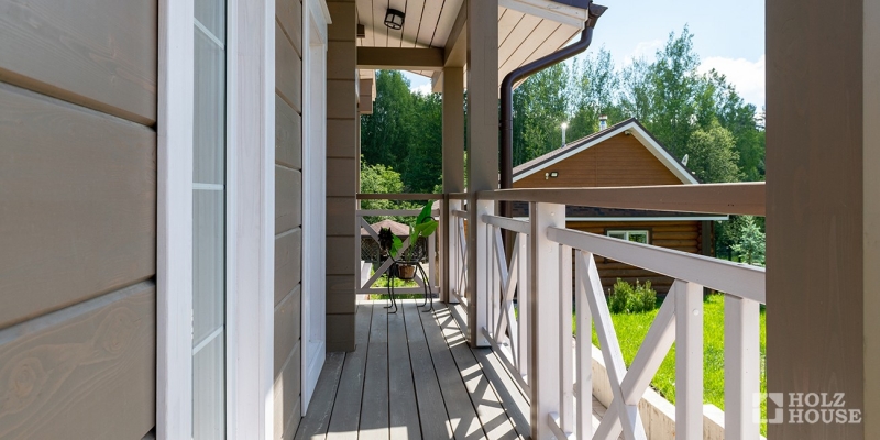 Дом из клееного бруса по проекту \"Прага-мини v.2\" Фото 13